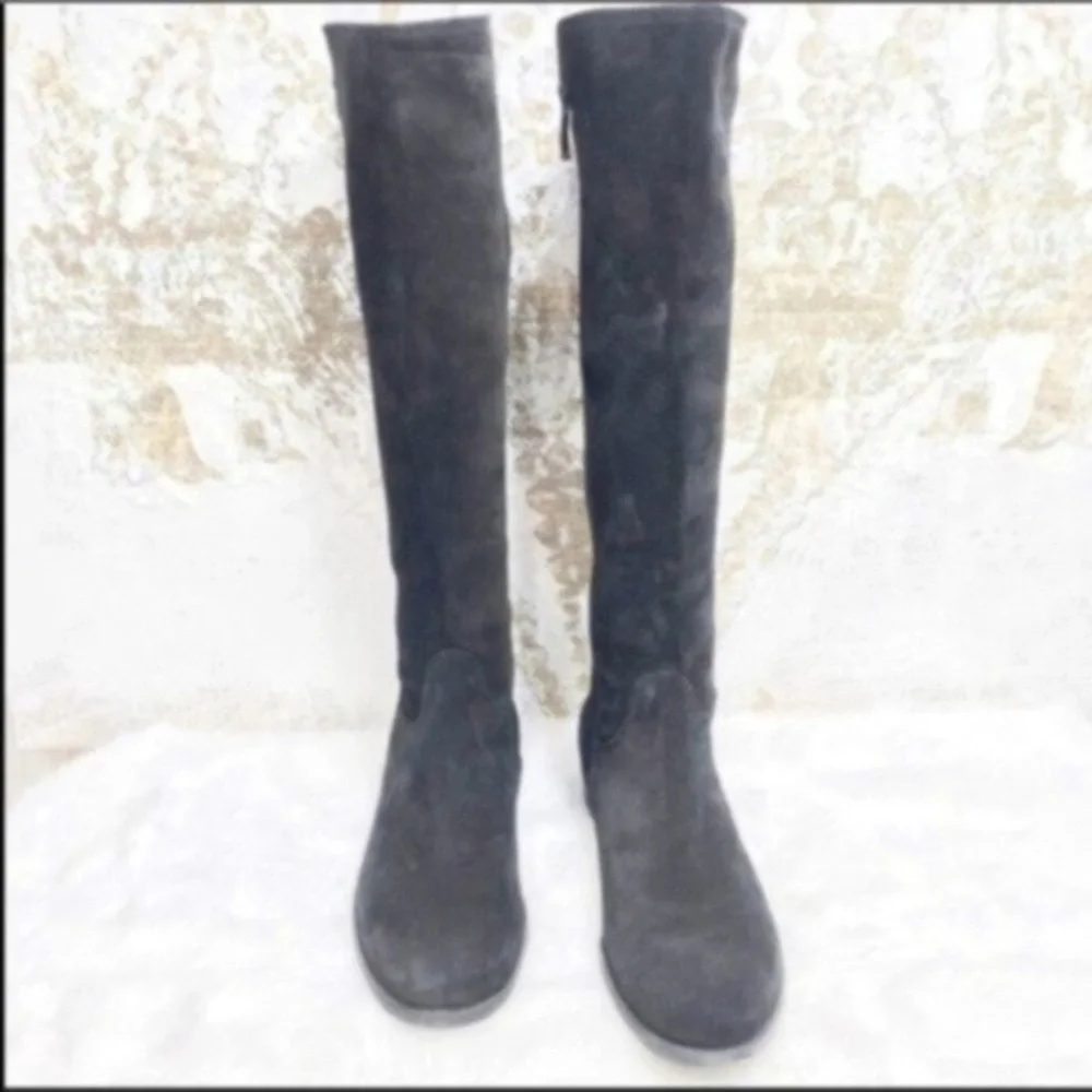 Paul Green women’s Black suede boots Size 4.5 UK 7US